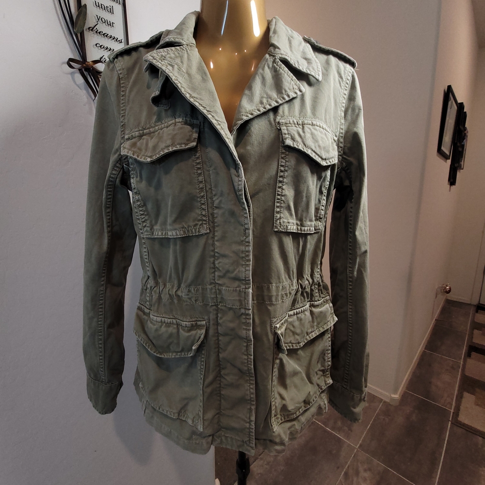 Madewell Olive Utility Jacket